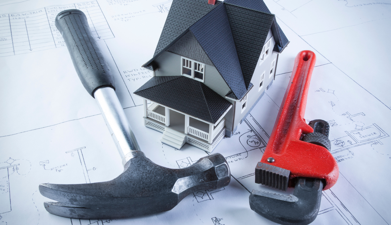 Professional home repair technician at work